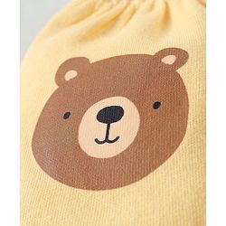 Babyhug 100% Cotton Mittens Multicolor Pack of 3 - Blue & Yellow