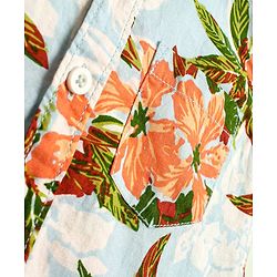 Babyhug Cotton Woven Half Sleeves Shirt with Floral Print - Multicolour