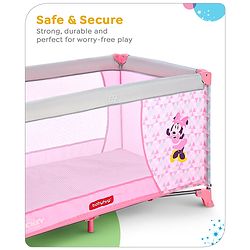 Babyhug Disney Minnie Printed Playpen - Pink