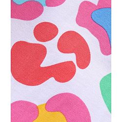 Babyhug Cotton Lycra Knit Stretchable Leggings with Polka Dots Print Pack of 3 - Multicolour