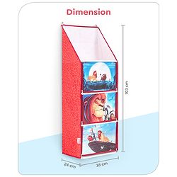 Babyhug Disney Hanging Organiser The Lion King Theme- Red