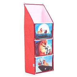 Babyhug Disney Hanging Organiser The Lion King Theme- Red