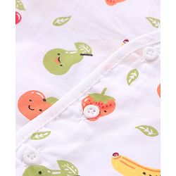 Babyhug 100% Cotton Woven Sleeveless Checkered & Printed Front Open Jhablas Pack Of 3 - Multicolor
