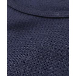 Babyhug Sleeveless Pull Over Thermal Vest - Navy Blue