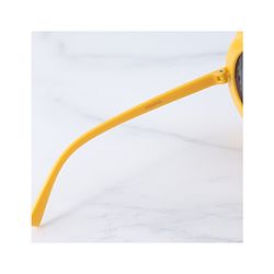 Babyhug Sunglasses with Flower Frame Free Size - Yellow