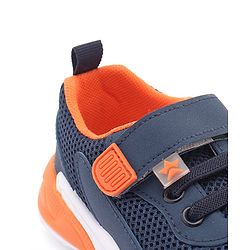 Cute Walk by Babyhug Sneaker Shoes with Velcro Closure - Navy Blue