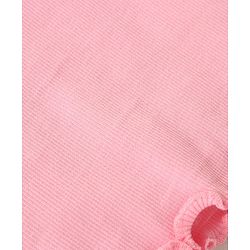 Babyhug Cotton Knit Full Sleeves Turtle Neck Solid Color Skivi Top-Pink