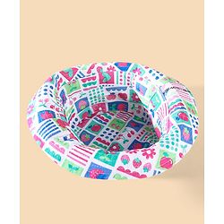 Babyhug Two Layer Cotton Woven Printed Bucket Hat - Multicolor