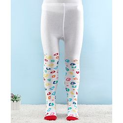 Cute Walk By Babyhug Non Terry Anti Bacterial Ankle Length Design Socks Pack of 5 - Multicolour