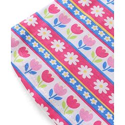 Babyhug 100% Cotton Single Jersey Sleeveless Sando Shorts Set Floral Print - Multicolor