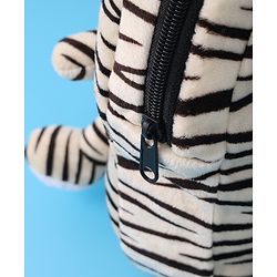 Babyhug Tiger Applique Fashion Backpack - Grey