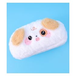 Babyhug Utility Pouch with Puppy Design - White