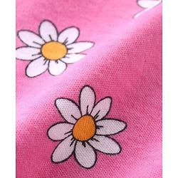 Babyhug Interlock Cotton Knit Full Length Diaper Leggings with Floral & Polka Dots Print Pack of 3 - Multicolour