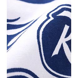 Babyhug Disney Cotton Knit Half Sleeves Polo T-Shirt with Cars Graphics - Navy Blue & White
