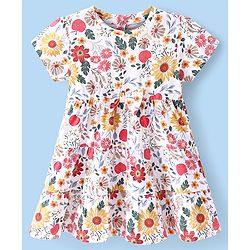 Babyhug Single Jersey Knit Half Sleeves T-Shirts & Shorts With Sando Vests & Shark Print Pack of 6 - Multi Colour main image 0