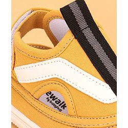 Cute Walk by Babyhug Casual Shoes with Velcro Closure - Yellow