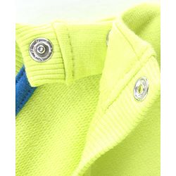 Babyhug Cotton Knit Full Sleeves T-Shirt & Lounge Pants Set With Text Print - Lime