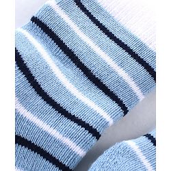 Cute Walk by Babyhug Anti-Bacterial Ankle Length Terry Socks with Striped Pack of 3 - Multicolor