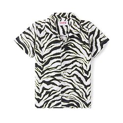 Babyhug Cotton Viscose Woven Half Sleeves Resort Collar Printed Shirt - Multicolor