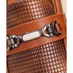 Cute Walk by Babyhug Slip On Formal Shoes - Brown
