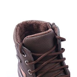 Cute Walk by Babyhug Winter Boots with Lace Up Closure - Brown