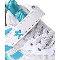 Cute Walk by Babyhug Sneaker Shoes With Velcro Closure - White & Purple
