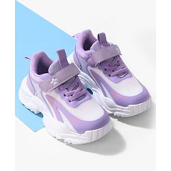 Cute Walk by Babyhug Sneakers with Velcro Closure - Purple