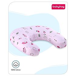 Babyhug Feeding Pillow Bunny Print - Pink