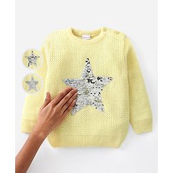 Babyhug Full Sleeves Solid Sweater  - Mint main image 0