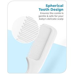 Babyhug Disney Frozen Ergo Grip Hair Brush & Comb - White
