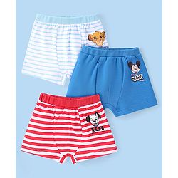 Babyhug Disney Cotton Lycra Full Length Leggings with Minnie Mouse Print and Ombre Effect- Multicolour main image 0
