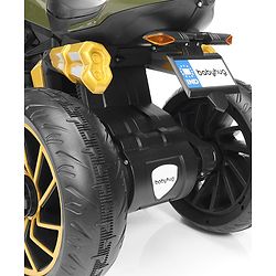 Babyhug Super Harley Kids Three Wheel Battery Operated Ride on Bike With Music & Lights - Golden
