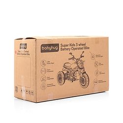 Babyhug Super Harley Kids Three Wheel Battery Operated Ride on Bike With Music & Lights - Golden