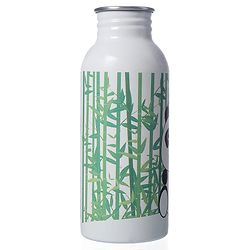Babyhug Panda Theme Stainless Steel Color Changing Magic Bottle White|Leak Resistant|BPA Free|Rust Proof|600 ml