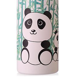 Babyhug Panda Theme Stainless Steel Color Changing Magic Bottle White|Leak Resistant|BPA Free|Rust Proof|600 ml