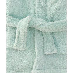 Babyhug Velour Knit Full Sleeves Hooded Bath Robe With Ear Flaps - Sea Green
