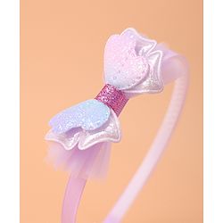 Babyhug Hair Accessories Combo Sets with Butterfly Applique Free Size Pack of 3 - Purple