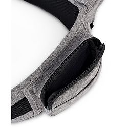 Babyhug Snug Rider Multi-function Hip Seat: Soft padded seat, Adjustable fit, Comfortable lumbar support, Secure fastening, and Two-way carrying for babies up to 15 kg Grey