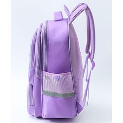 Babyhug Backpack With Unicorn Print Purple - Height 16.5 Inches