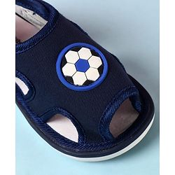 Cute Walk by Babyhug Velcro Closure Sandals - Blue