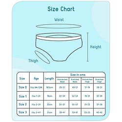 Babyhug 100% Cotton Padded Underwear Training Diapers Animals Print Pack of 3 Size 1 - Multicolor