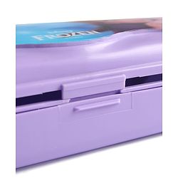 Babyhug Disney Frozen 3D Pencil Box|School Supplies Stationery Organiser|Birthday Return Gift for Kids- Lavender