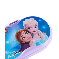 Babyhug Disney Frozen 3D Pencil Box|School Supplies Stationery Organiser|Birthday Return Gift for Kids- Lavender