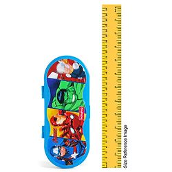 Babyhug Marvel Spiderman 3D Pencil Box|School Supplies Stationery Organiser|Birthday Return Gift for Kids- Red