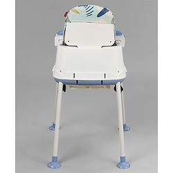 Babyhug Comfy 3 in 1 High Chair with Printed Cushion-Blue