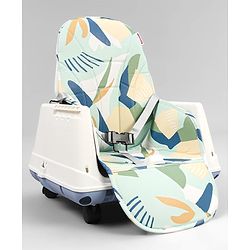 Babyhug Comfy 3 in 1 High Chair with Printed Cushion-Blue