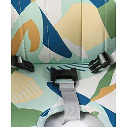 Babyhug Comfy 3 in 1 High Chair with Printed Cushion-Blue