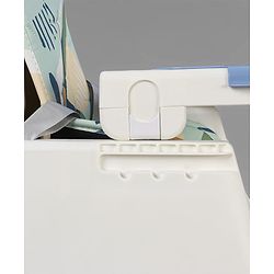 Babyhug Comfy 3 in 1 High Chair with Printed Cushion-Blue