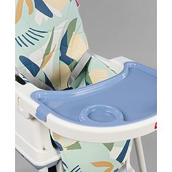 Babyhug Comfy 3 in 1 High Chair with Printed Cushion-Blue