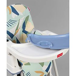 Babyhug Comfy 3 in 1 High Chair with Printed Cushion-Blue
